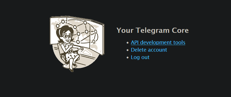 api development tools button