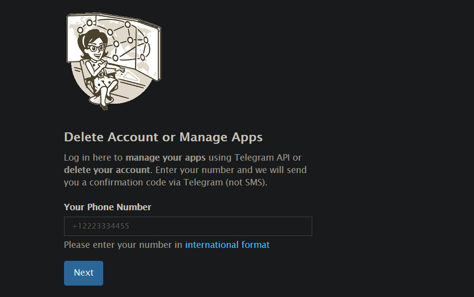 my telegram website